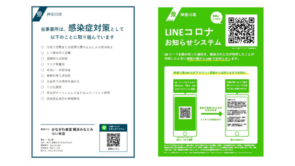 LINEコロナお知らせシステム